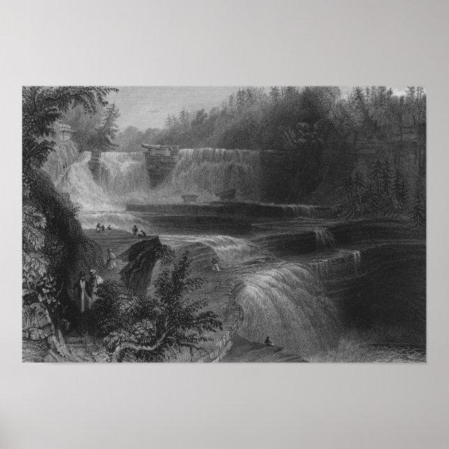 Trenton High Falls, 1838 Poster (Front)