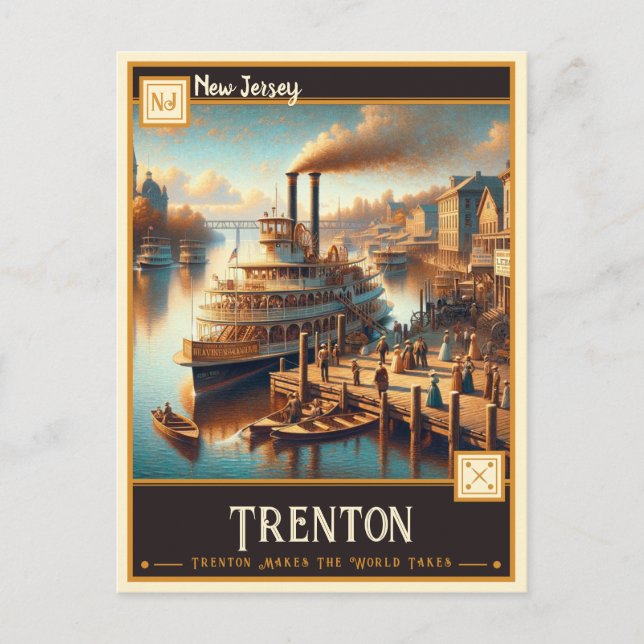 Trenton, New Jersey | Vintage Postcard (Front)