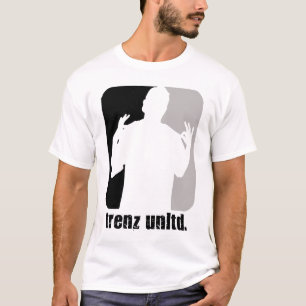 Trenz Unltd. - Black & Grey Logo White T T-Shirt