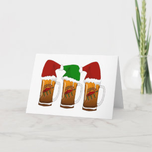 Tres Amigos Christmas Cerveza Holiday Card