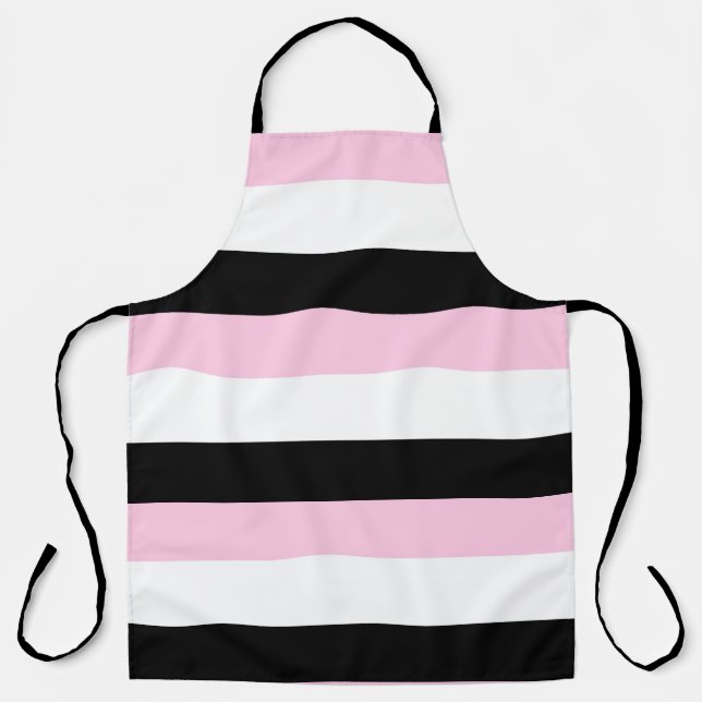 Très Chic Black  Apron (Front)