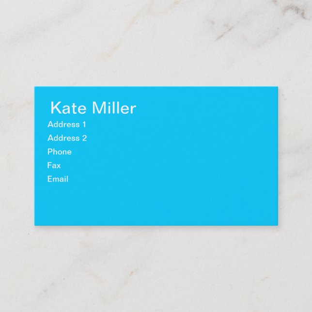 Tres Chic Calling Cards (Front)