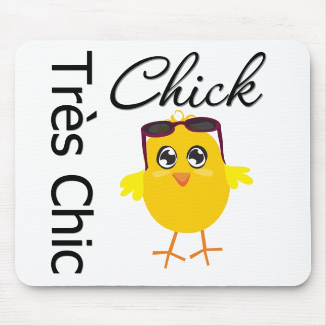 Tres Chic Chick 2 Mouse Mat (Front)