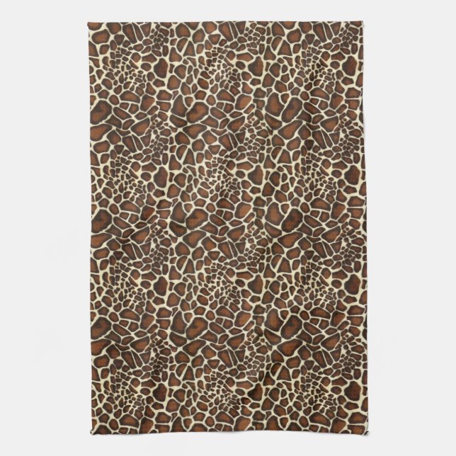 très chic leopard print  towels (Vertical)