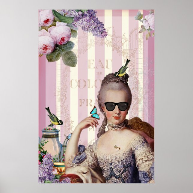 Très Chic Marie Antoinette in shades Poster (Front)