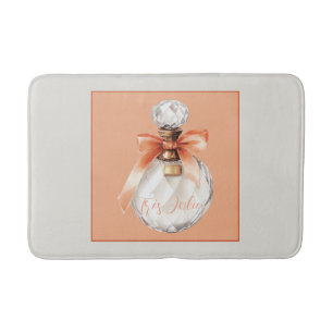 Très Jolie (very pretty) Perfume Bottle Ribbon Bath Mat