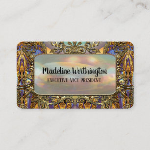 Très orné Elegant French  Baroque Professional Business Card