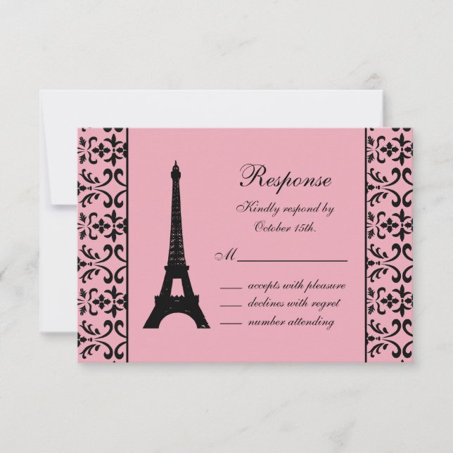 Tres Paris RSVP (pink) (Front)