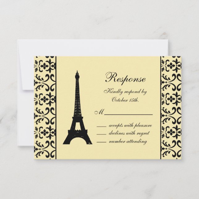 Tres Paris RSVP (yellow) (Front)