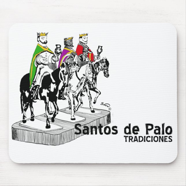 Tres Reyes Magos Mouse Mat (Front)