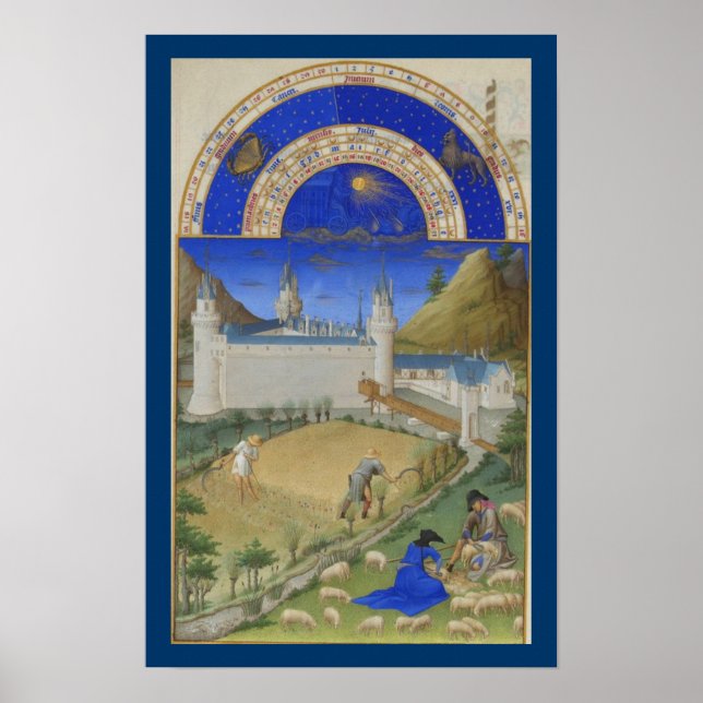 Très Riches Heures - July Poster (Front)
