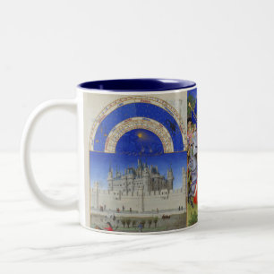 Tres Riches Heures (October, May) Two-Tone Coffee Mug