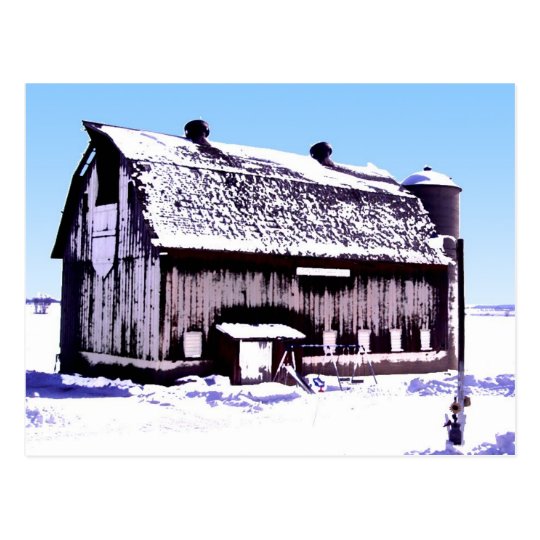 Trescher Barn- postcard. Postcard