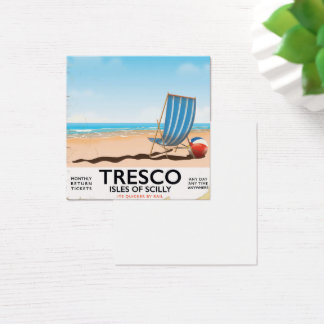 Tresco Isles of Scilly vintage train poster