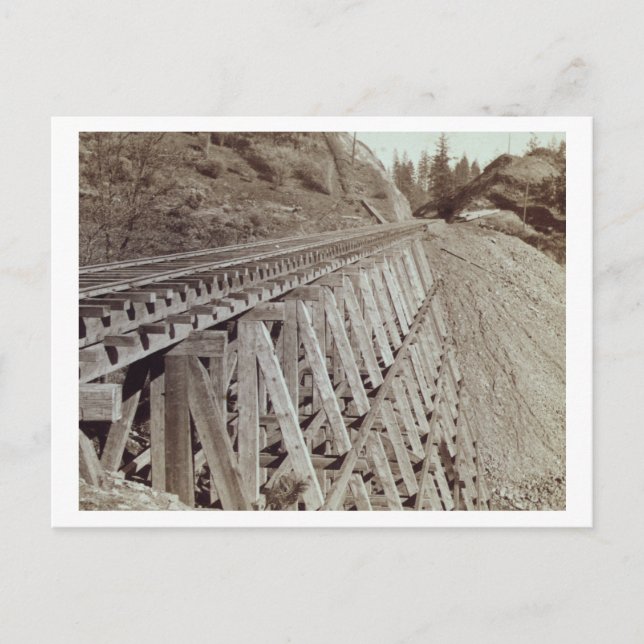 Trestle in Clipper Ravine Postcard (Front)