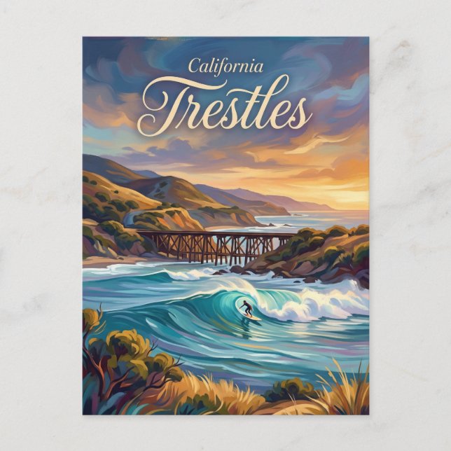 Trestles California Postcard (Front)
