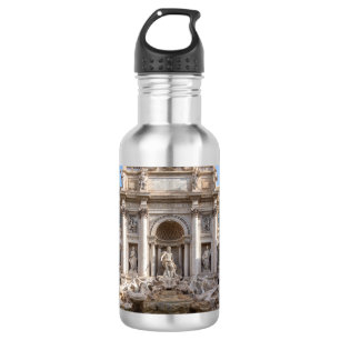Trevi Fountain at early morning - Rome, Italy 532 Ml Water Bottle