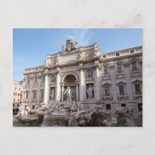 Trevi Fountain at early morning - Rome, Italy Postcard