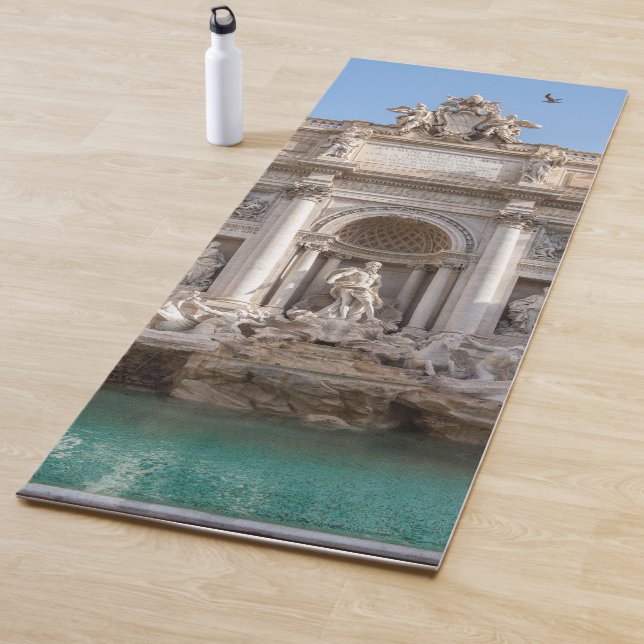 Trevi Fountain at early morning - Rome, Italy Yoga Mat (In Situ)