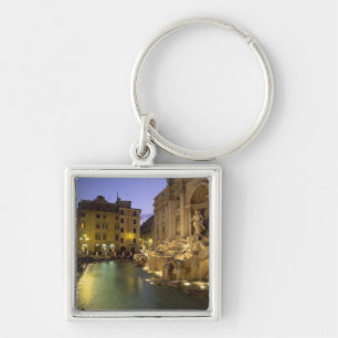 Trevi Fountain at night, Rome, Lazio, Italy Key Ring