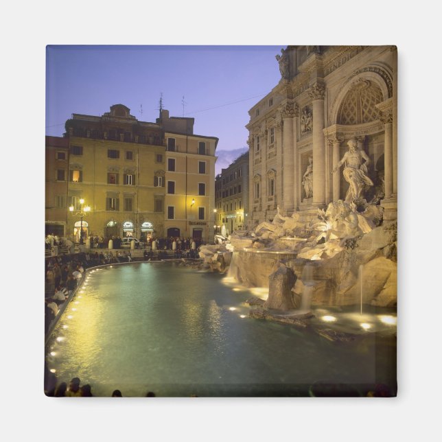 Trevi Fountain at night, Rome, Lazio, Italy Magnet (Front)