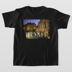 Trevi Fountain at Night   Rome, Lazio, Italy T-Shirt