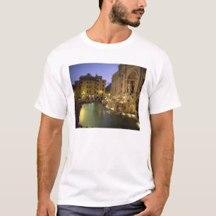 Trevi Fountain at night, Rome, Lazio, Italy T-Shirt