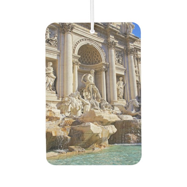 Trevi fountain car air freshener (Front)