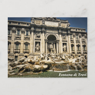 Trevi Fountain, Fontana di Trevi, Rome, Italy Postcard