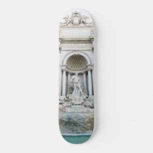 Trevi Fountain in Rome #1 #travel #wall #art Skateboard