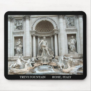 Trevi Fountain in Rome, Italy Mouse Mat