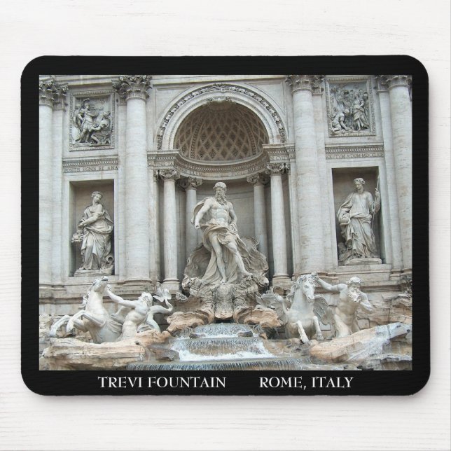 Trevi Fountain in Rome, Italy Mouse Mat (Front)