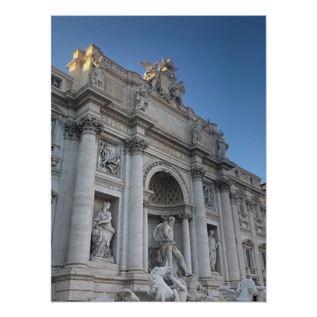 Trevi Fountain in Rome Poster (Front)