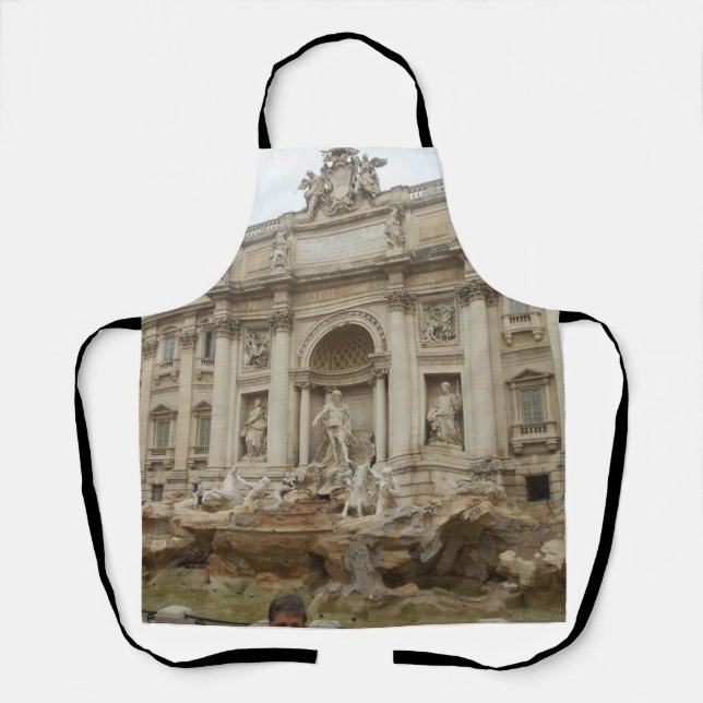 Trevi Fountain Italy Apron (Front)
