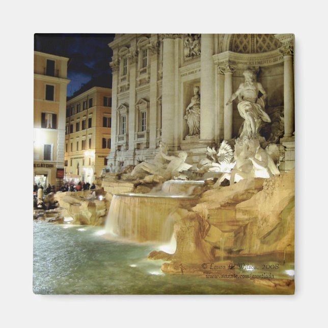 Trevi Fountain Magnet (Front)