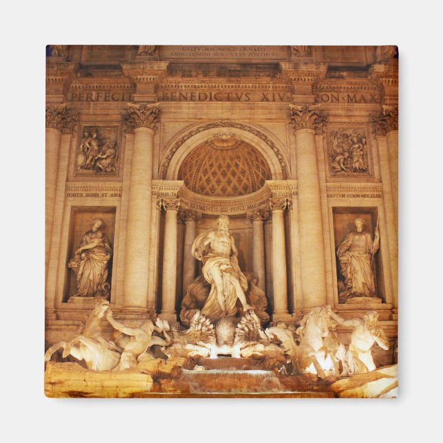 Trevi fountain magnet (Front)