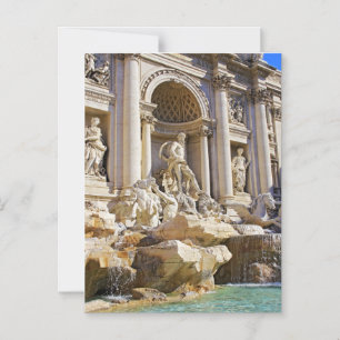 Trevi fountain magnetic invitation