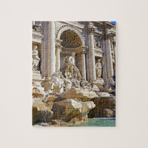 trevi fountain metal ornament jigsaw puzzle