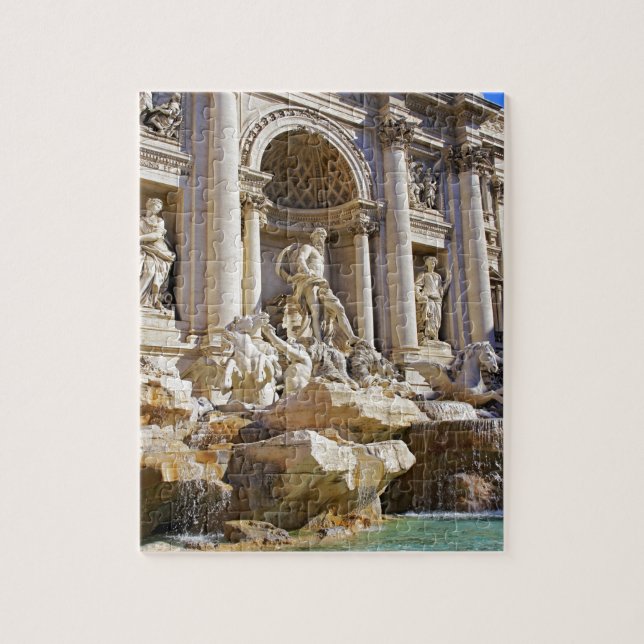 trevi fountain metal ornament jigsaw puzzle (Vertical)