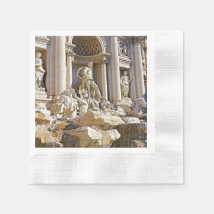 Trevi fountain napkin