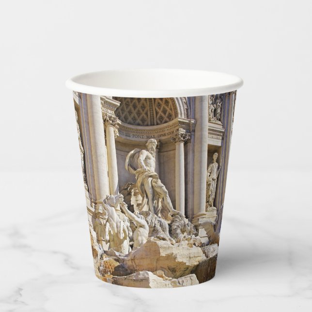 Trevi fountain paper cups (Front)