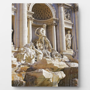 trevi fountain plaque