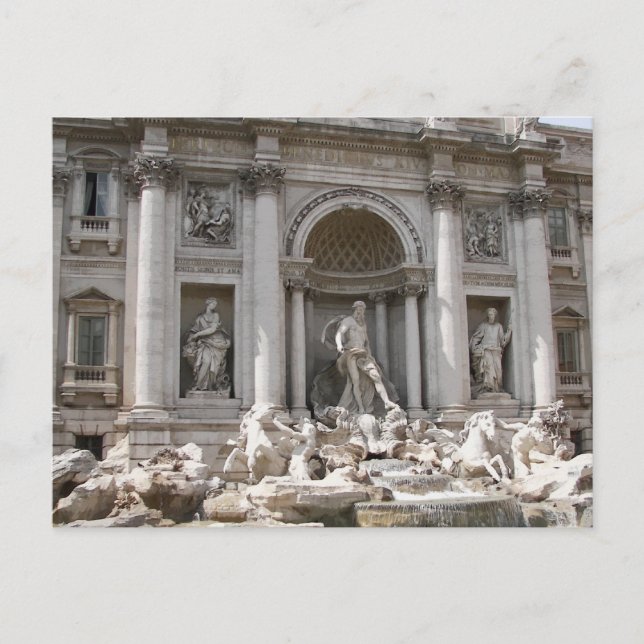 Trevi Fountain Postcard (Front)