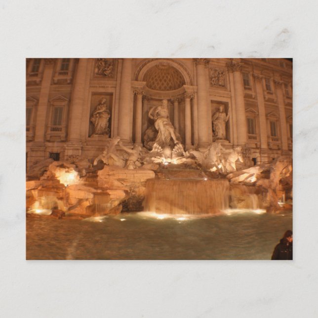 Trevi Fountain Postcard (Front)