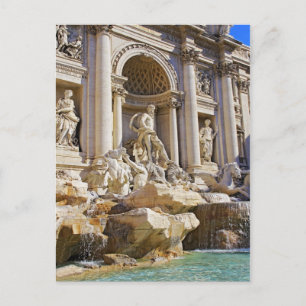 Trevi fountain postcard