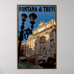 Trevi Fountain Poster