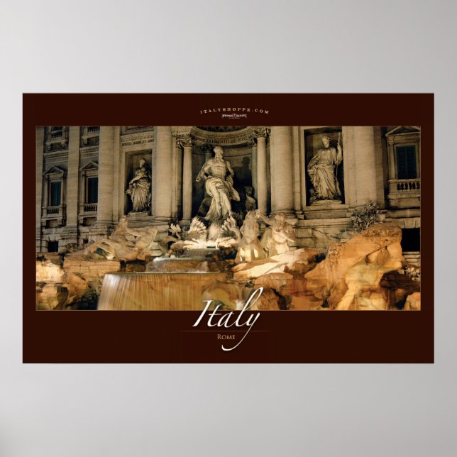 Trevi Fountain Poster (Front)