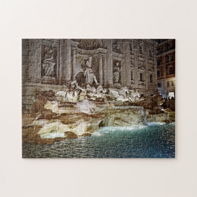 Trevi Fountain - Roma, Italia Puzzle (Horizontal)
