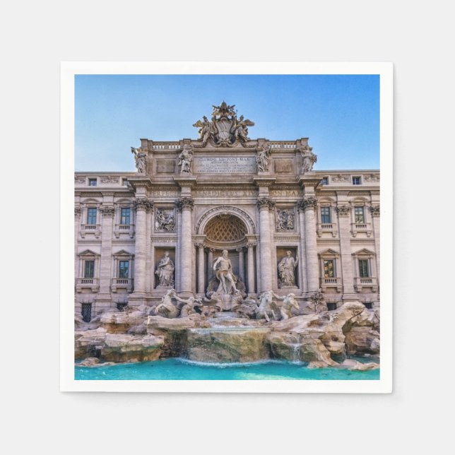 Trevi fountain, Roma, Italy Napkin (Front)