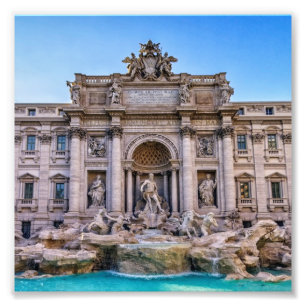 Trevi fountain, Roma, Italy Photo Print
